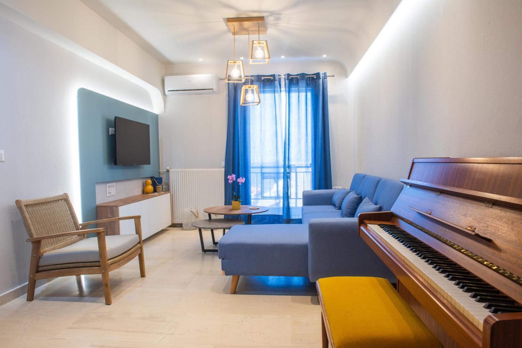 City Centre With Sea View Apartment อายิโอสนิโกลาโอส ภายนอก รูปภาพ